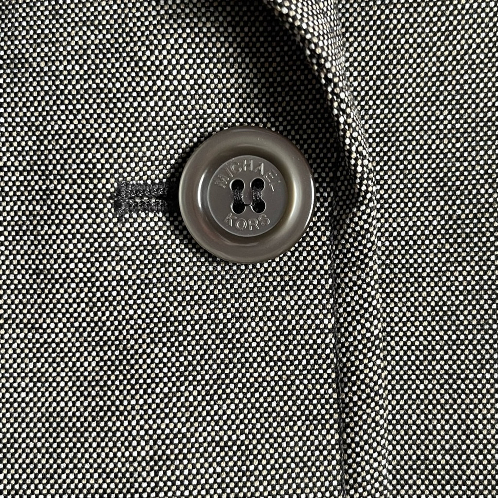 Michael Kors Brown Two- button Pleated Blazer US M - Picture 6 of 8
